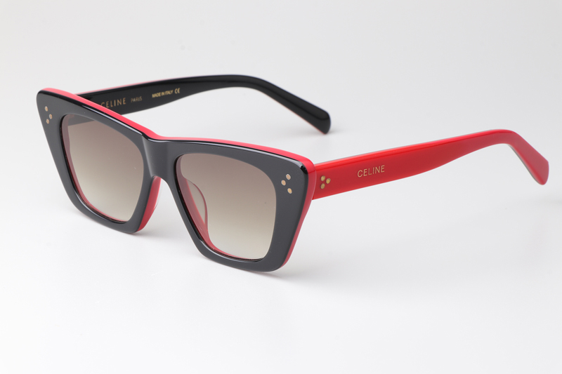 CL4S187 Sunglasses Black Red Gradient Brown