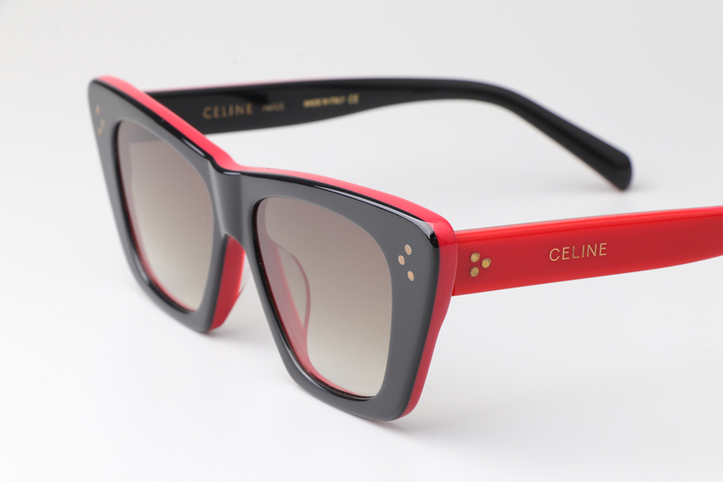 CL4S187 Sunglasses Black Red Gradient Brown