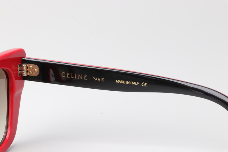 CL4S187 Sunglasses Black Red Gradient Brown