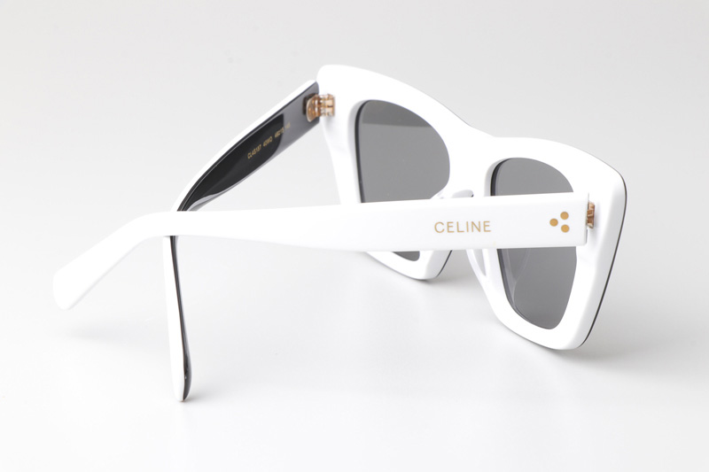 CL4S187 Sunglasses Black White Silver