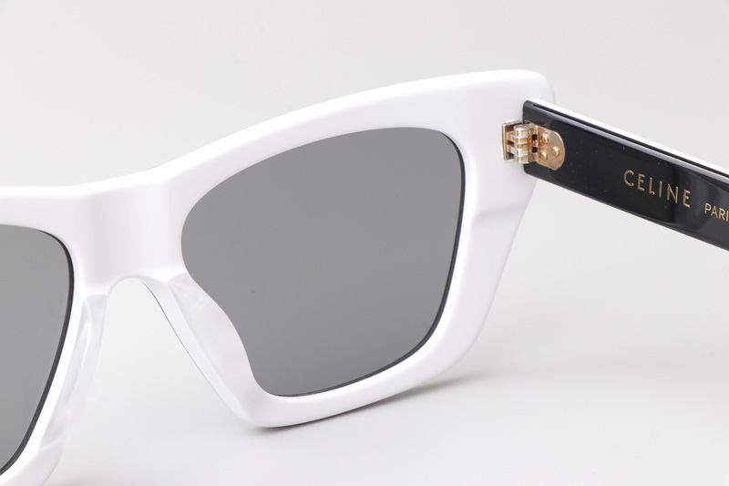 CL4S187 Sunglasses Black White Silver