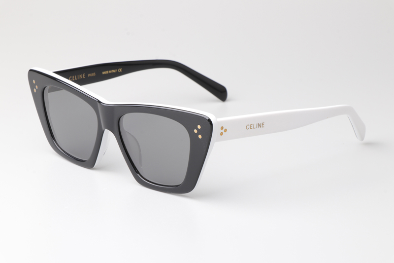 CL4S187 Sunglasses Black White Silver