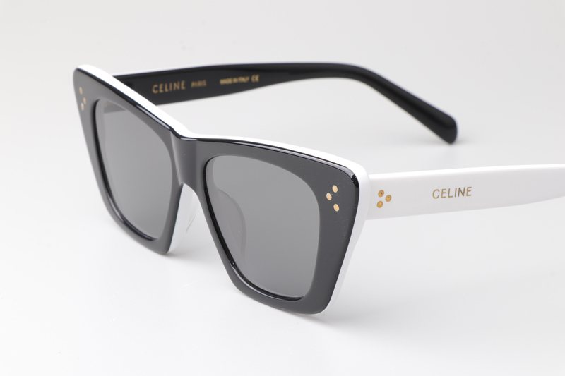 CL4S187 Sunglasses Black White Silver