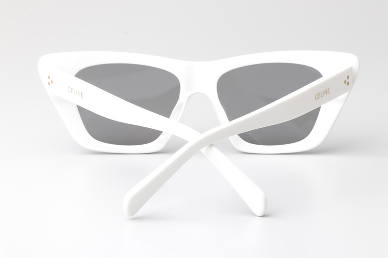 CL4S187 Sunglasses White Silver