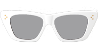 CL4S187 Sunglasses White Silver