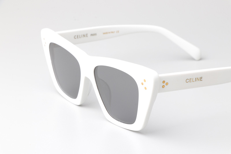 CL4S187 Sunglasses White Silver