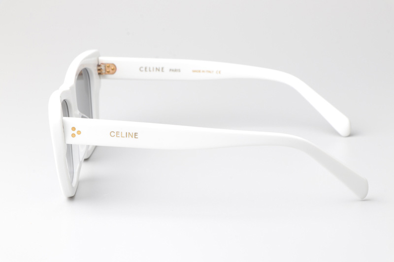 CL4S187 Sunglasses White Silver