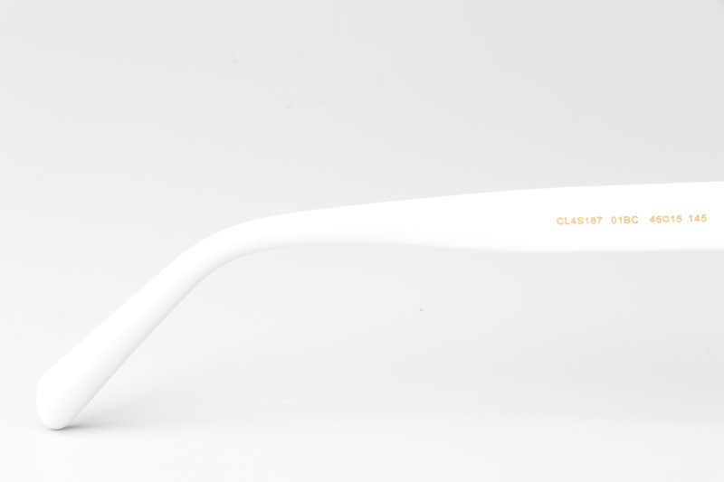 CL4S187 Sunglasses White Silver