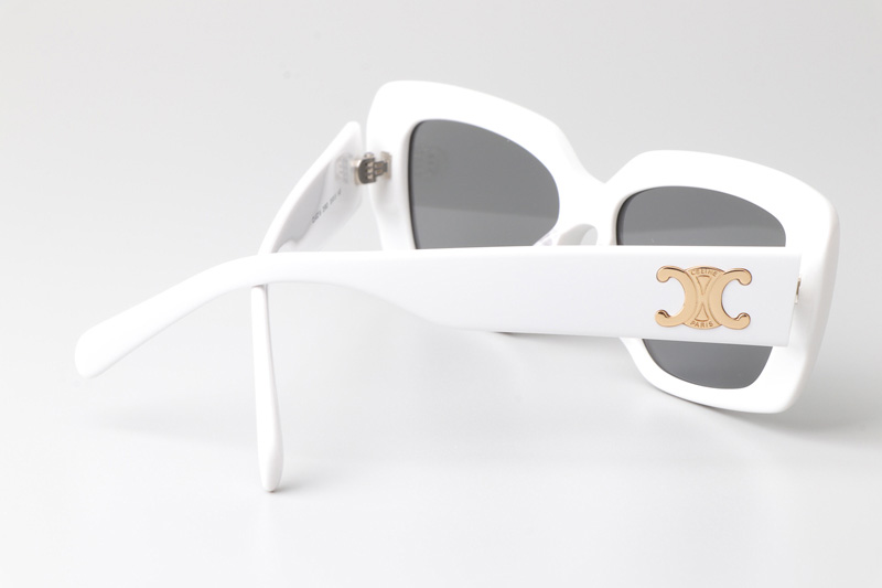 CL4S216 Sunglasses White Silver