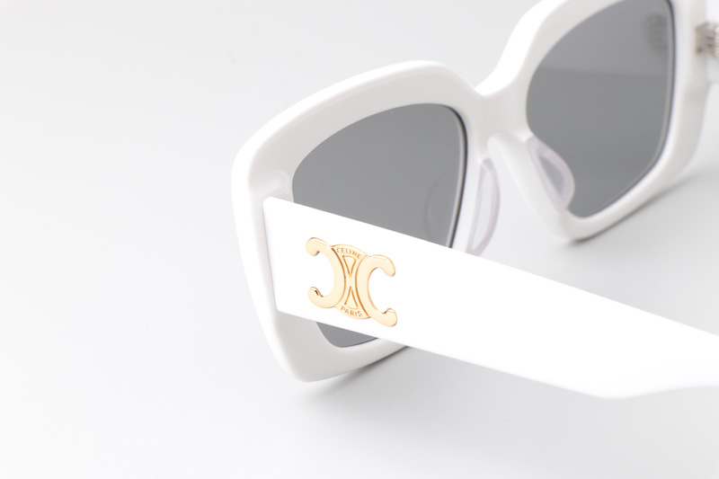 CL4S216 Sunglasses White Silver