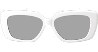 CL4S216 Sunglasses White Silver