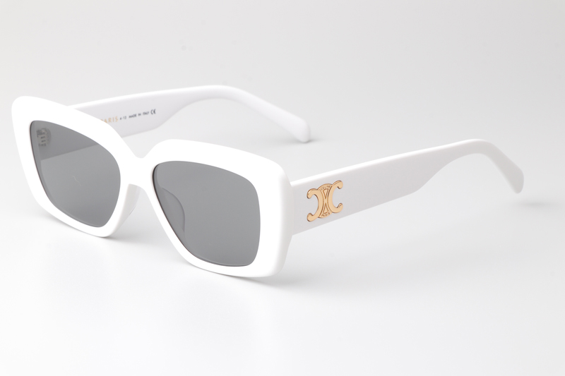 CL4S216 Sunglasses White Silver