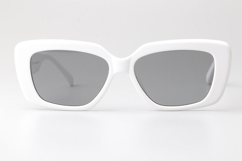 CL4S216 Sunglasses White Silver