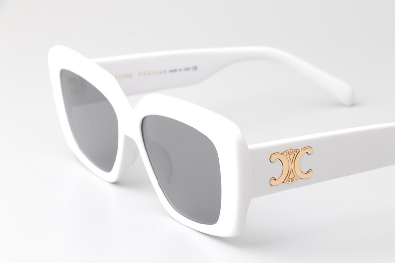 CL4S216 Sunglasses White Silver