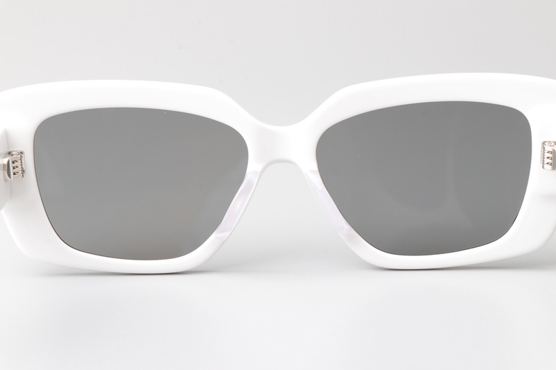 CL4S216 Sunglasses White Silver