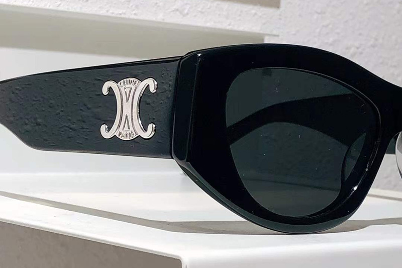 CL4S308U Sunglasses Black Silver Gray
