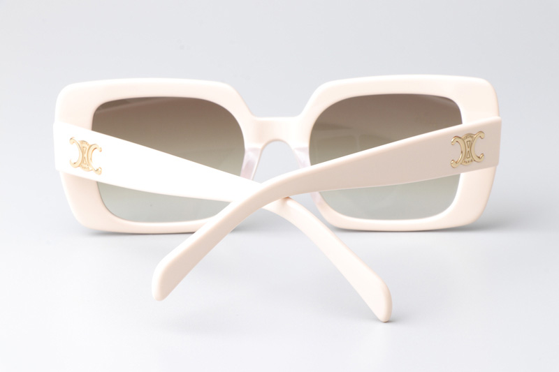 CL50121F Sunglasses Cream Gradient Brown