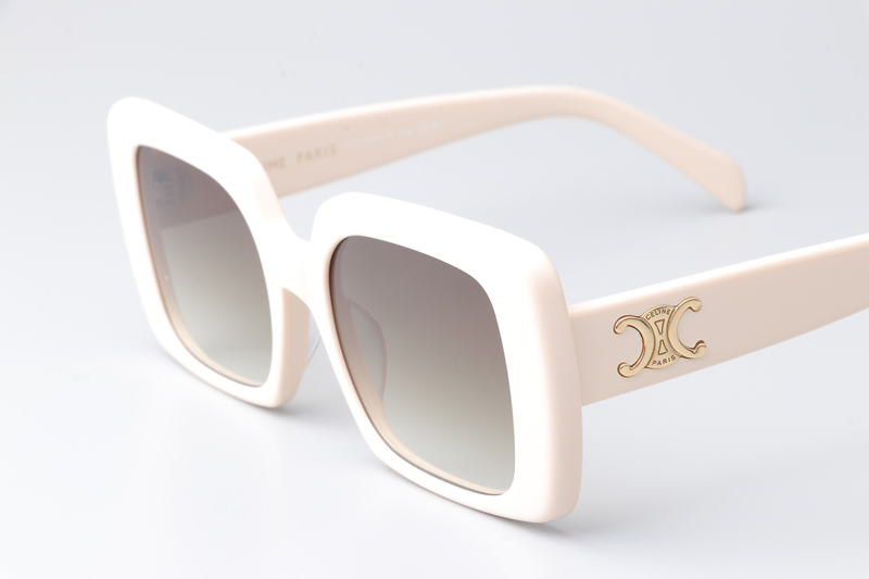 CL50121F Sunglasses Cream Gradient Brown