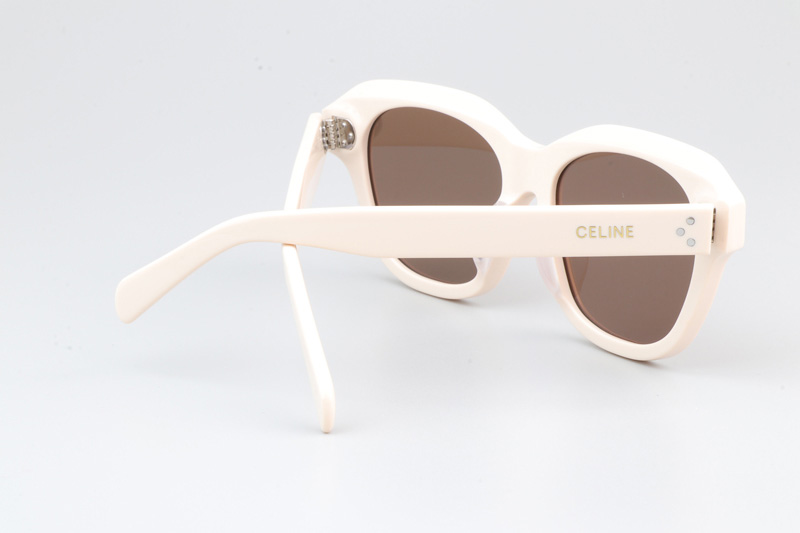 CL50124F Sunglasses Cream Brown