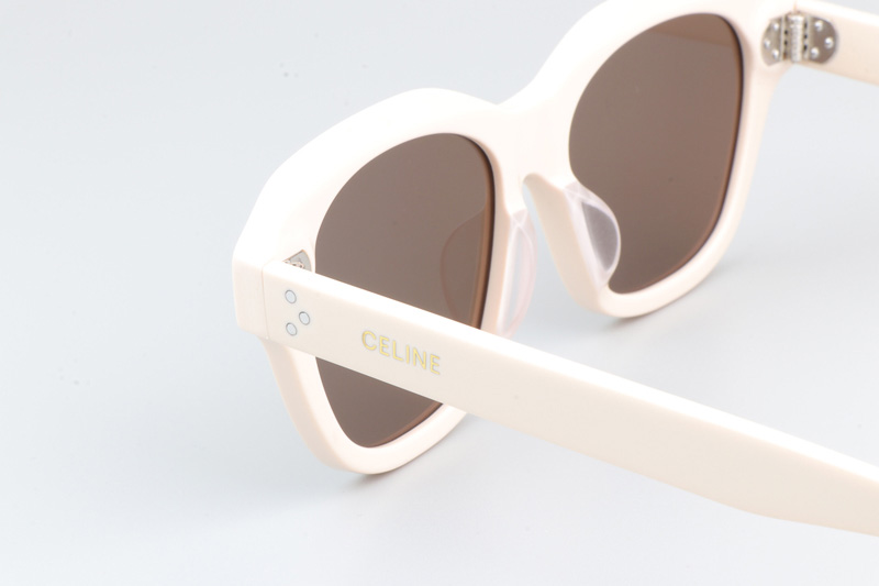 CL50124F Sunglasses Cream Brown