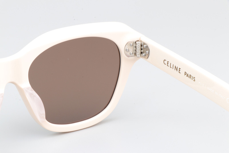 CL50124F Sunglasses Cream Brown