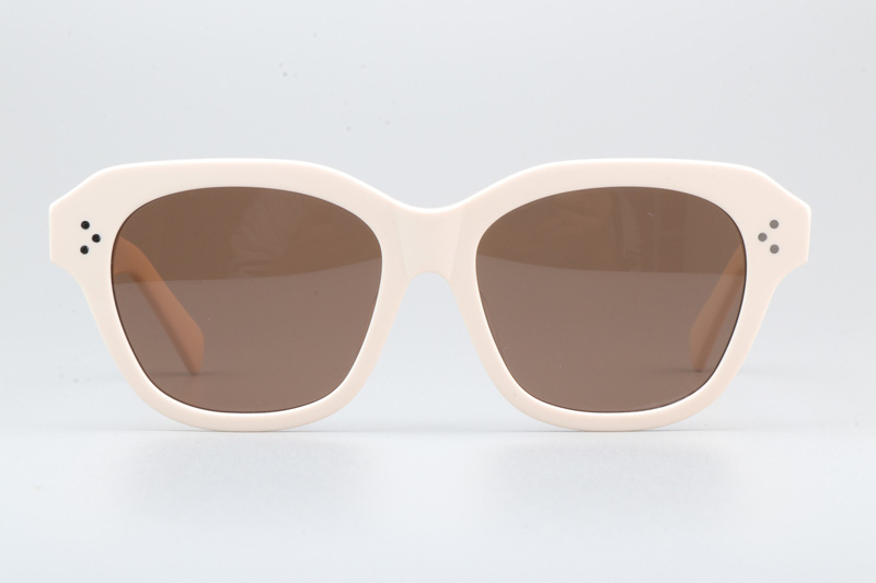 CL50124F Sunglasses Cream Brown