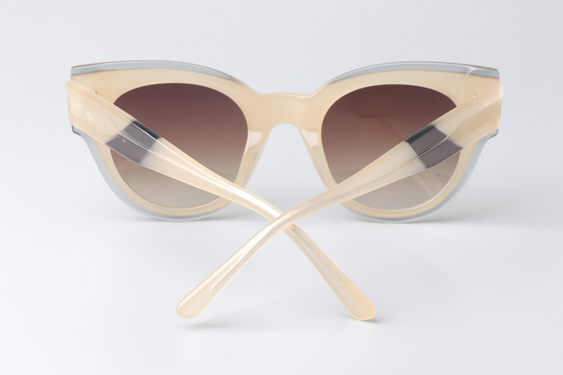 CSHK001 Sunglasses Cream Gradient Brown