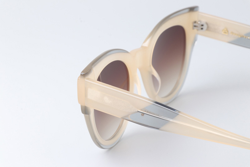 CSHK001 Sunglasses Cream Gradient Brown