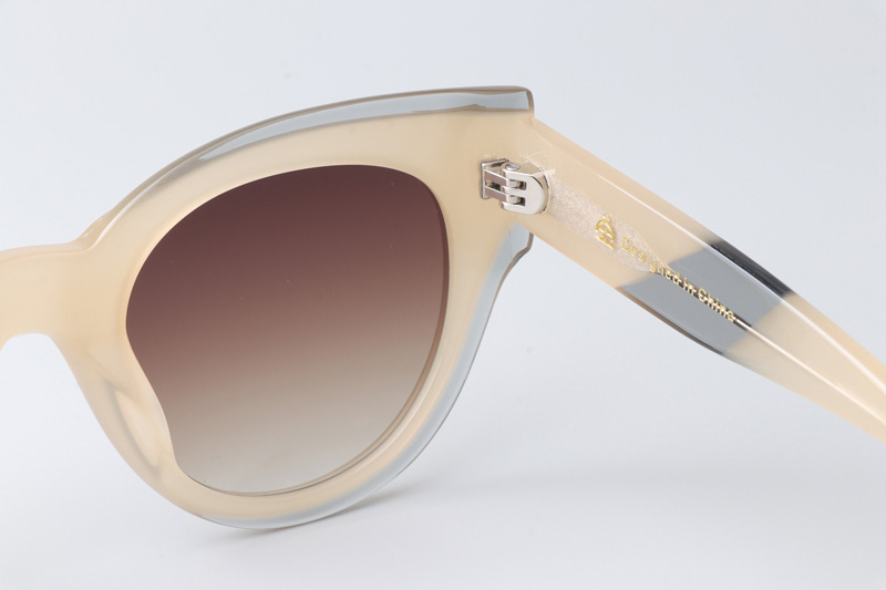 CSHK001 Sunglasses Cream Gradient Brown