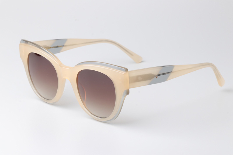 CSHK001 Sunglasses Cream Gradient Brown