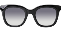 CSHK002 Sunglasses Black Tortoise Gradient Gray