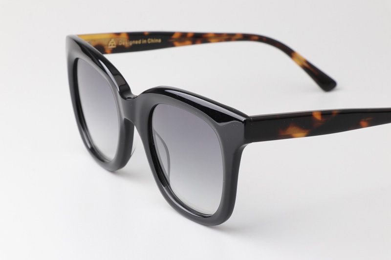 CSHK002 Sunglasses Black Tortoise Gradient Gray