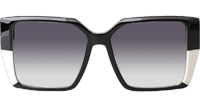 CSHK003 Sunglasses Black White Gradient Gray