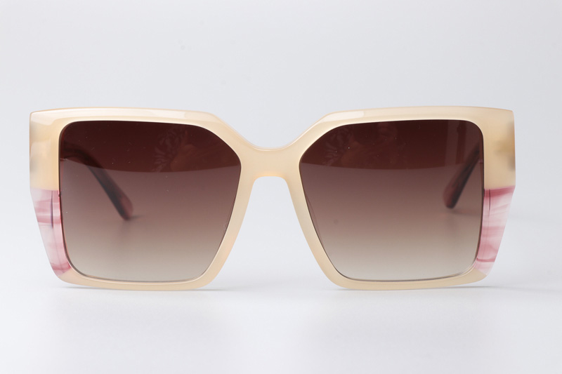 CSHK003 Sunglasses Cream Pink Gradient Brown