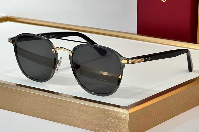 CT0012S Sunglasses Gunmetal Gray