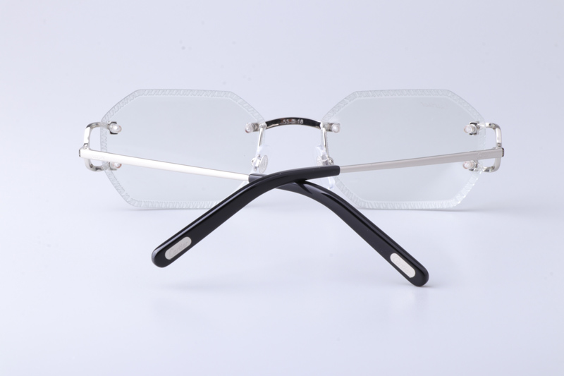CT0092O Sunglasses Silver Photochromic Gray
