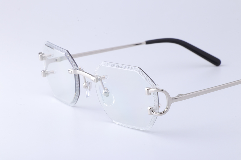 CT0092O Sunglasses Silver Photochromic Gray