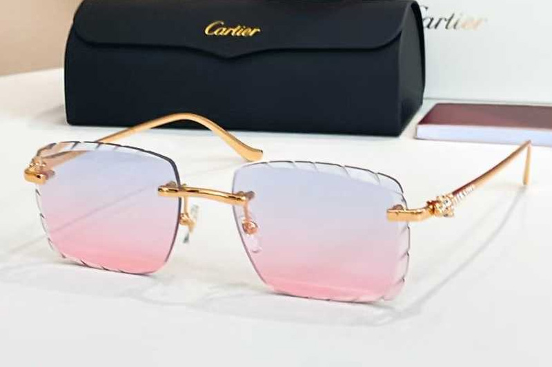 CT01588O Sunglasses Gold Gradient Pink
