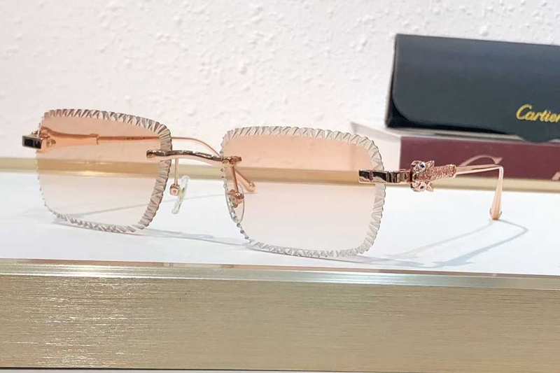 CT01841O Sunglasses Rose Gold Gradient Pink