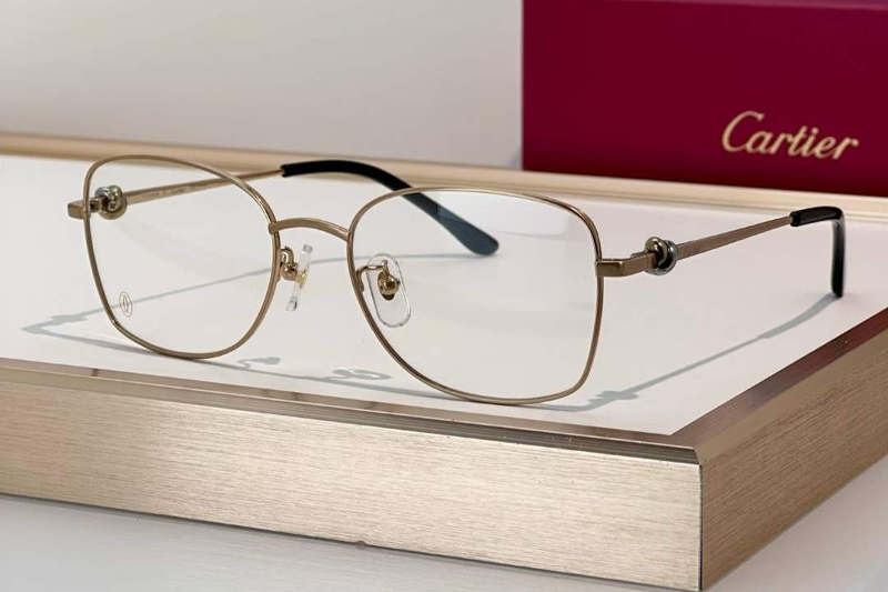 CT0223O Eyeglasses Gold Black