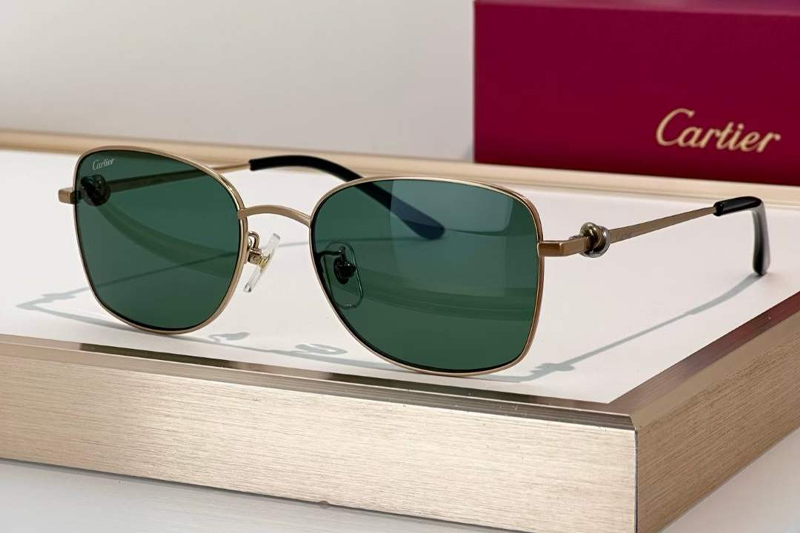 CT0223O Sunglasses Gold Green