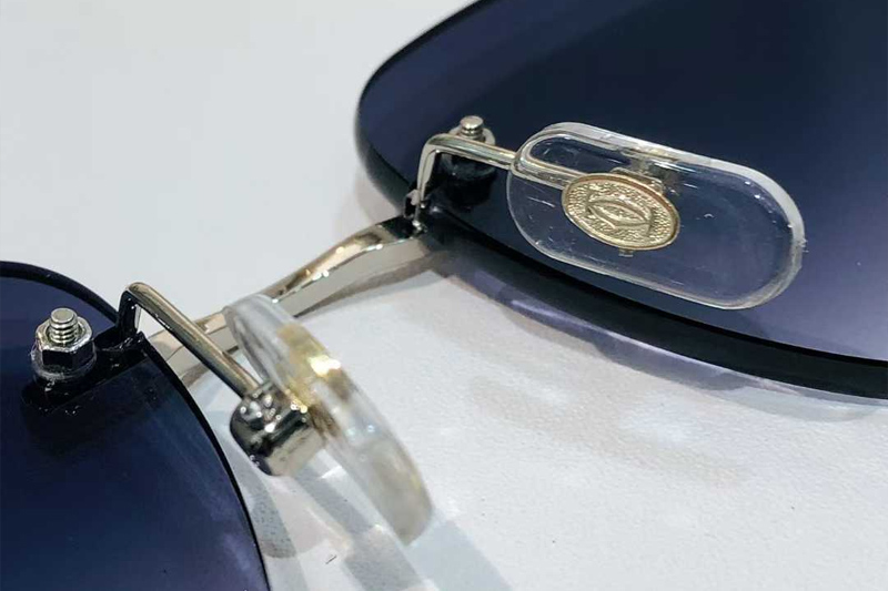 CT0330S Sunglasses Silver Gradient Blue