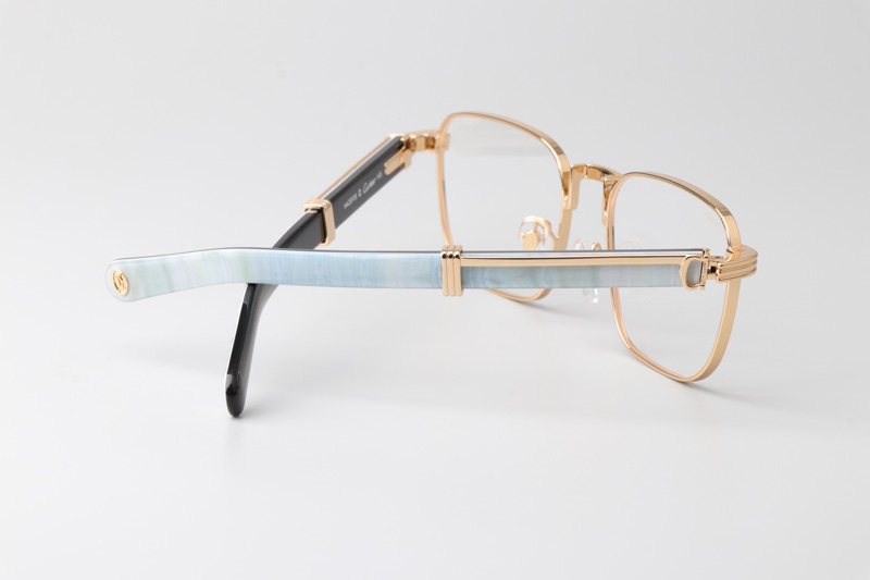 CT0363S Eyeglasses Gold White Black