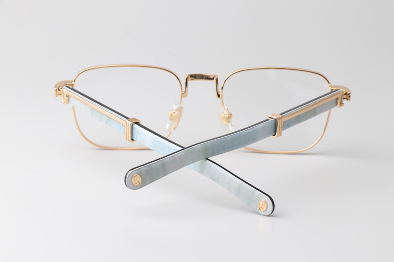 CT0363S Eyeglasses Gold White Black