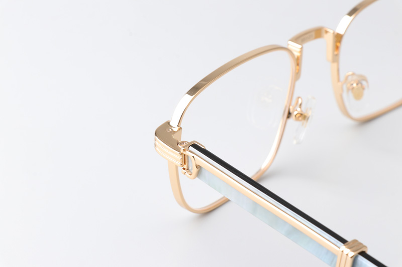 CT0363S Eyeglasses Gold White Black