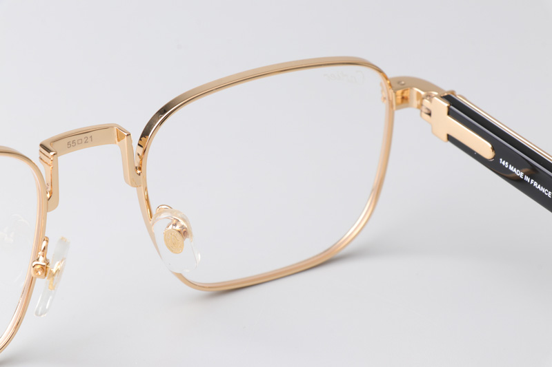 CT0363S Eyeglasses Gold White Black