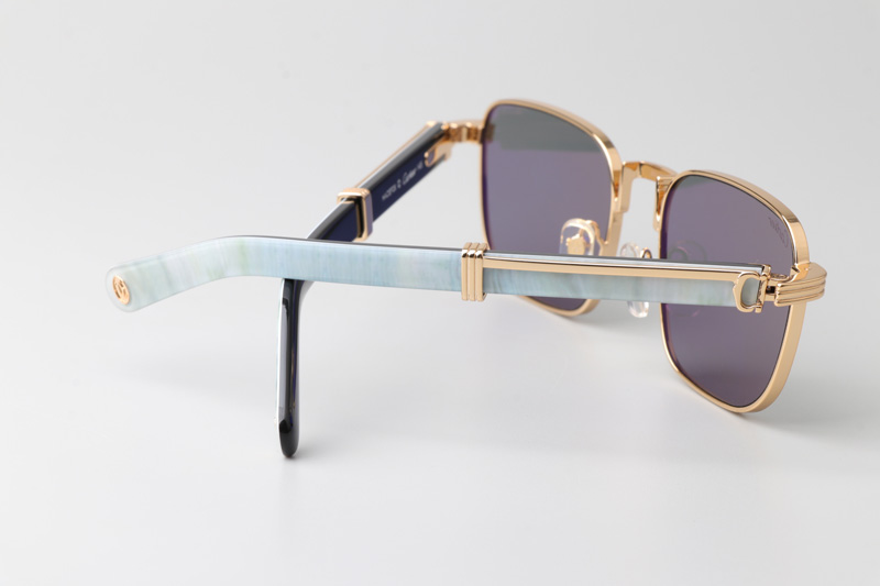 CT0363S Sunglasses Gold White Black Gray
