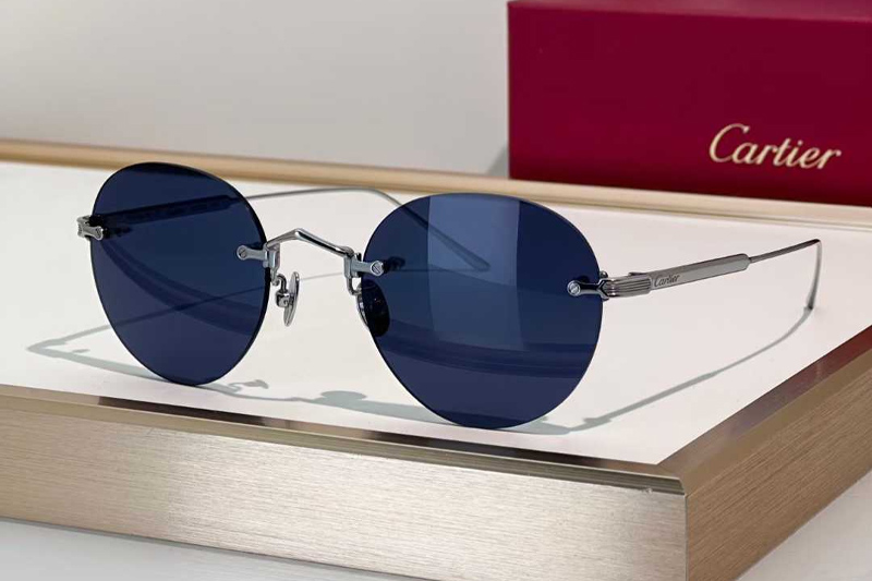 CT0393S Sunglasses Silver Blue