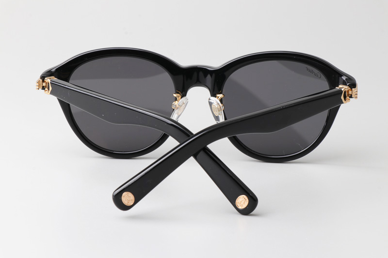 CT0395S Sunglasses Black Gold Gray