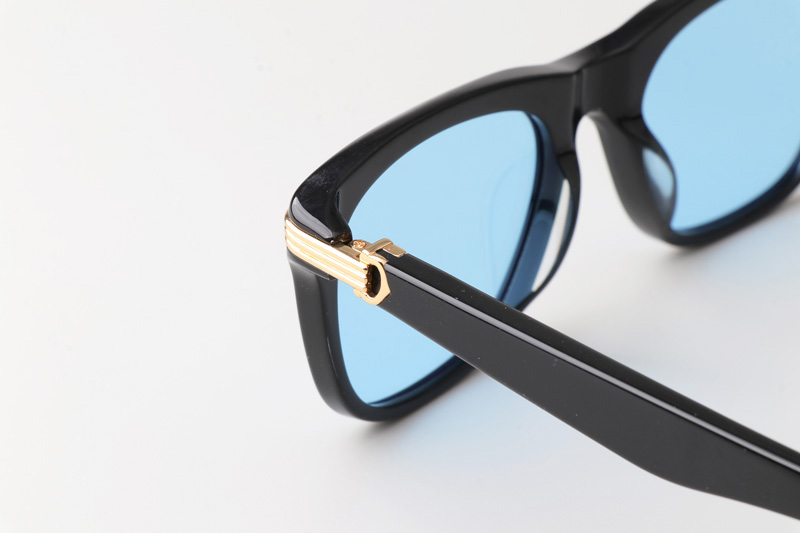 CT0396S Sunglasses Black Gold Blue
